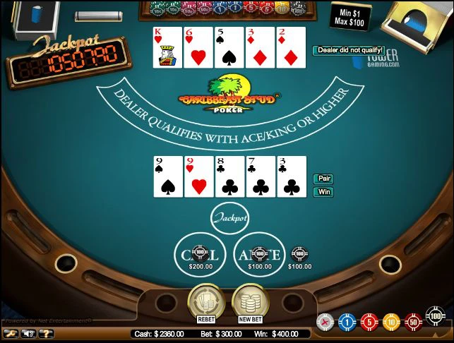 Caribbean-Stud-poker-zasady