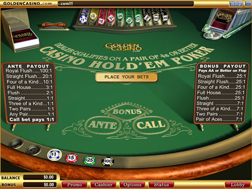 Casino holdem poker