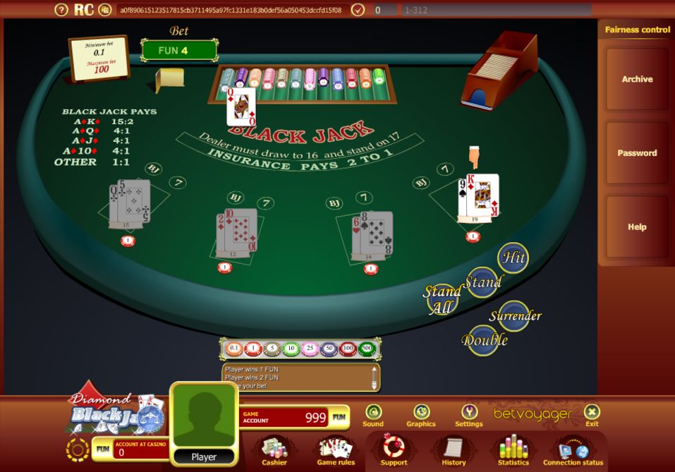 Diament Blackjack